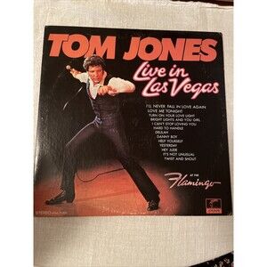 Tom Jones Live in Las Vegas At the Flamingo 33RPM Parrot Records 1969